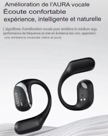 Ecouteur De Luxe Sans Fil Ultra Léger & Etanche ERAZER