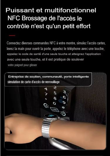 đ Montre ConnectĂ©e H4 Pro Maxâ ĂlĂ©gance, Performances & RĂ©sistance