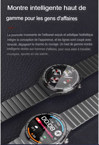 đ Montre ConnectĂ©e H4 Pro Maxâ ĂlĂ©gance, Performances & RĂ©sistance