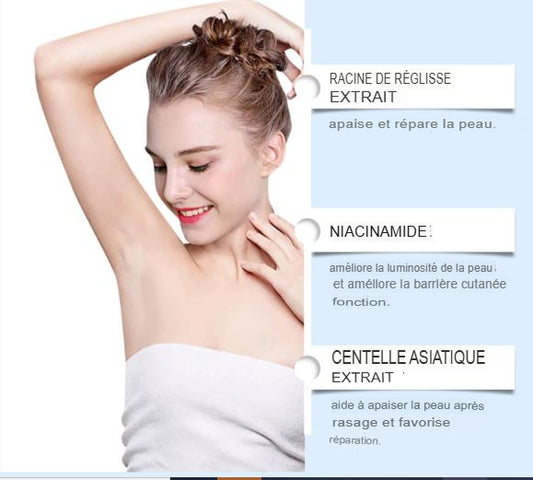 Déodorant anti irritation post rasage