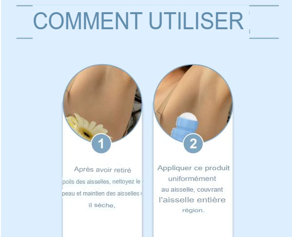 Déodorant anti irritation post rasage
